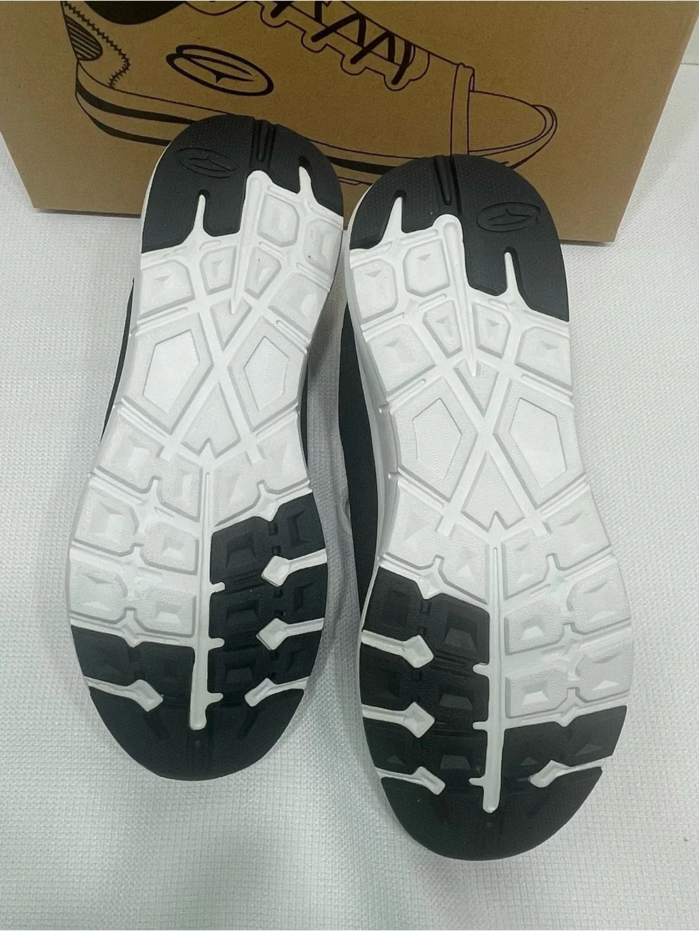 Women’s Black White Lace-Up Open-Toe Sneaker. Size 9.5. New in box. MSRP $90.